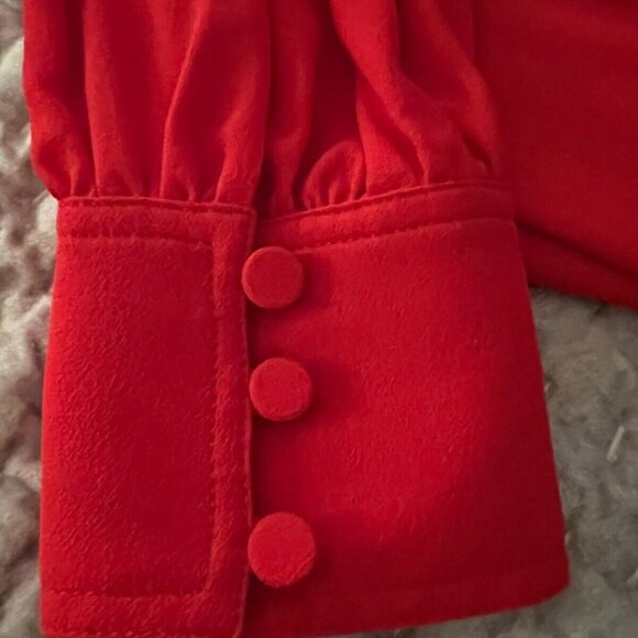 Diane von Furstenberg blouse in lightweight stretch crepe blouse nwt size 10 - Picture 3 of 4